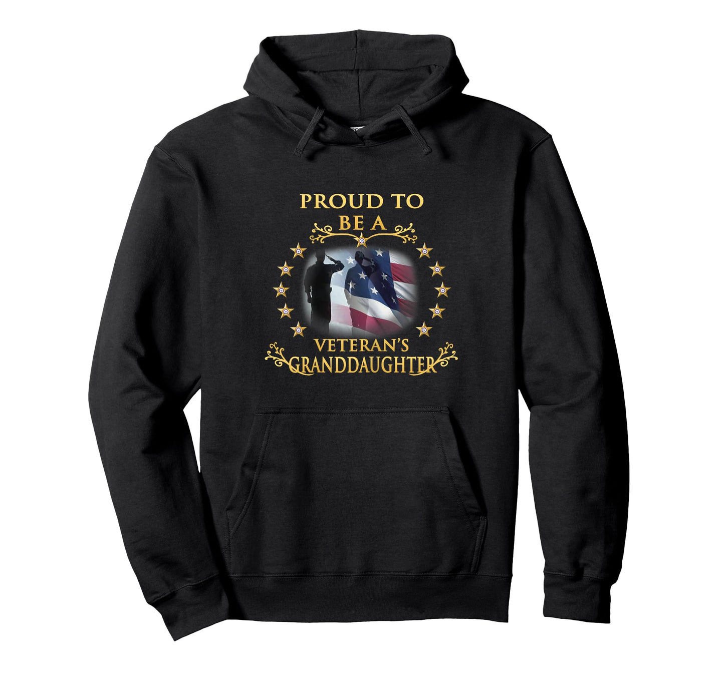 Thank You Veterans Proud Veteran Granddaughter T-Shirt