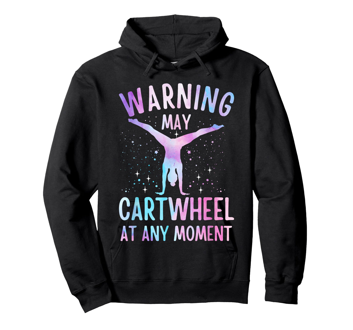 Gymnastics Art For Girls Women Tie Dye Cartwheel Gymnast T-Shirt