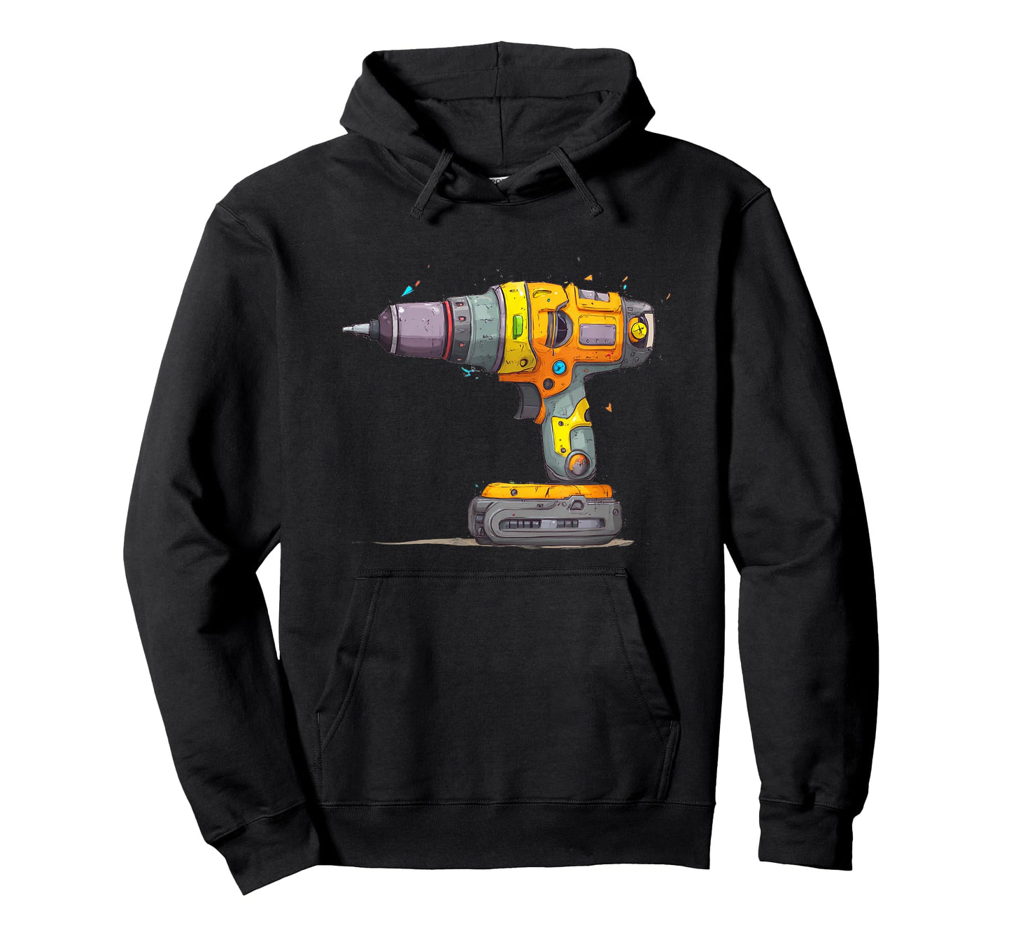 Cool Power Drill for Handyman and Draft Lovers T-Shirt