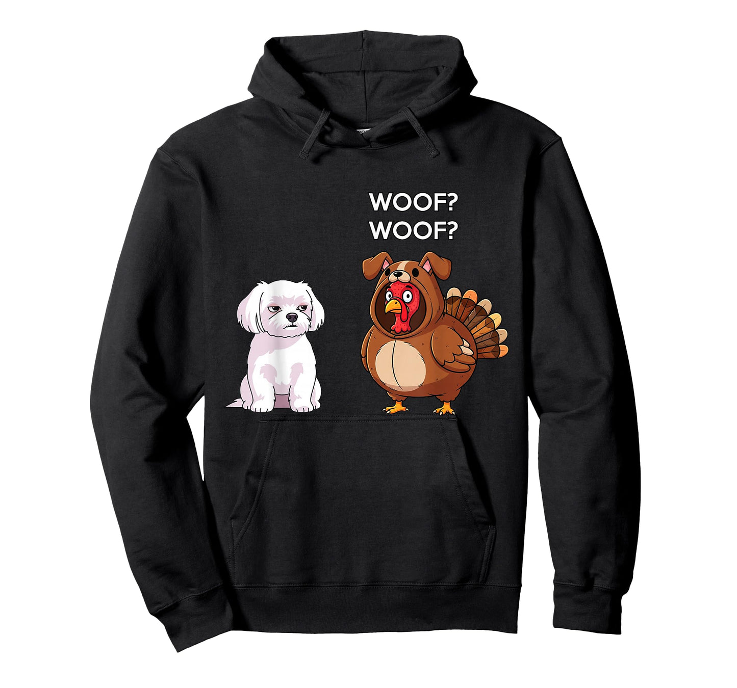 Funny Thanksgiving Maltese and Turkey T-Shirt