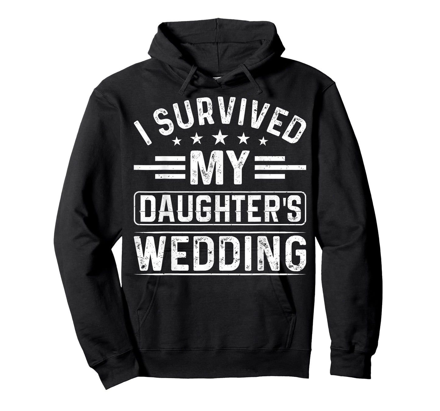 I Survived My Daughter's Wedding Bride and Groom Dad T-Shirt