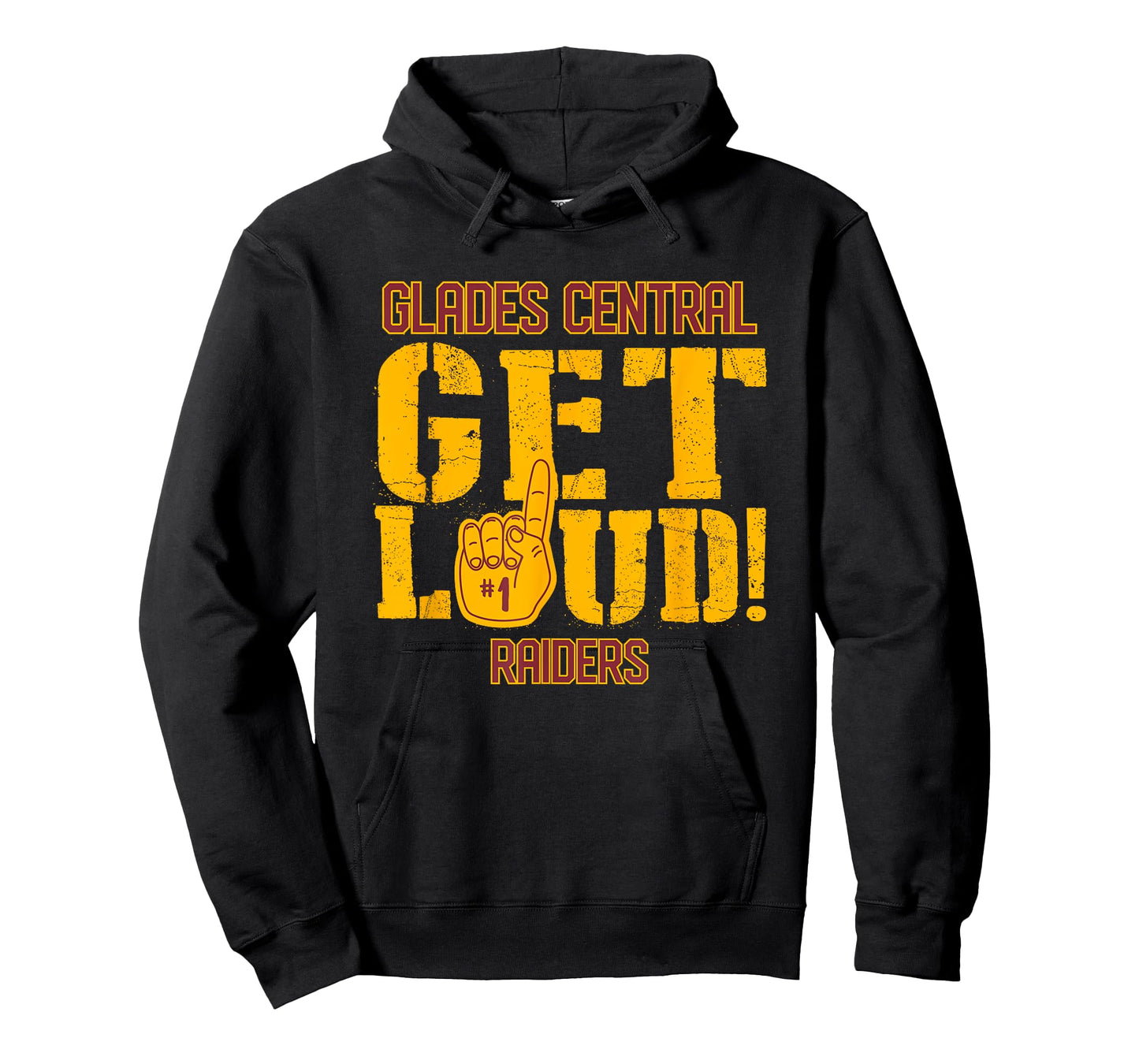 Glades Central High School GET LOUD Raiders T-Shirt