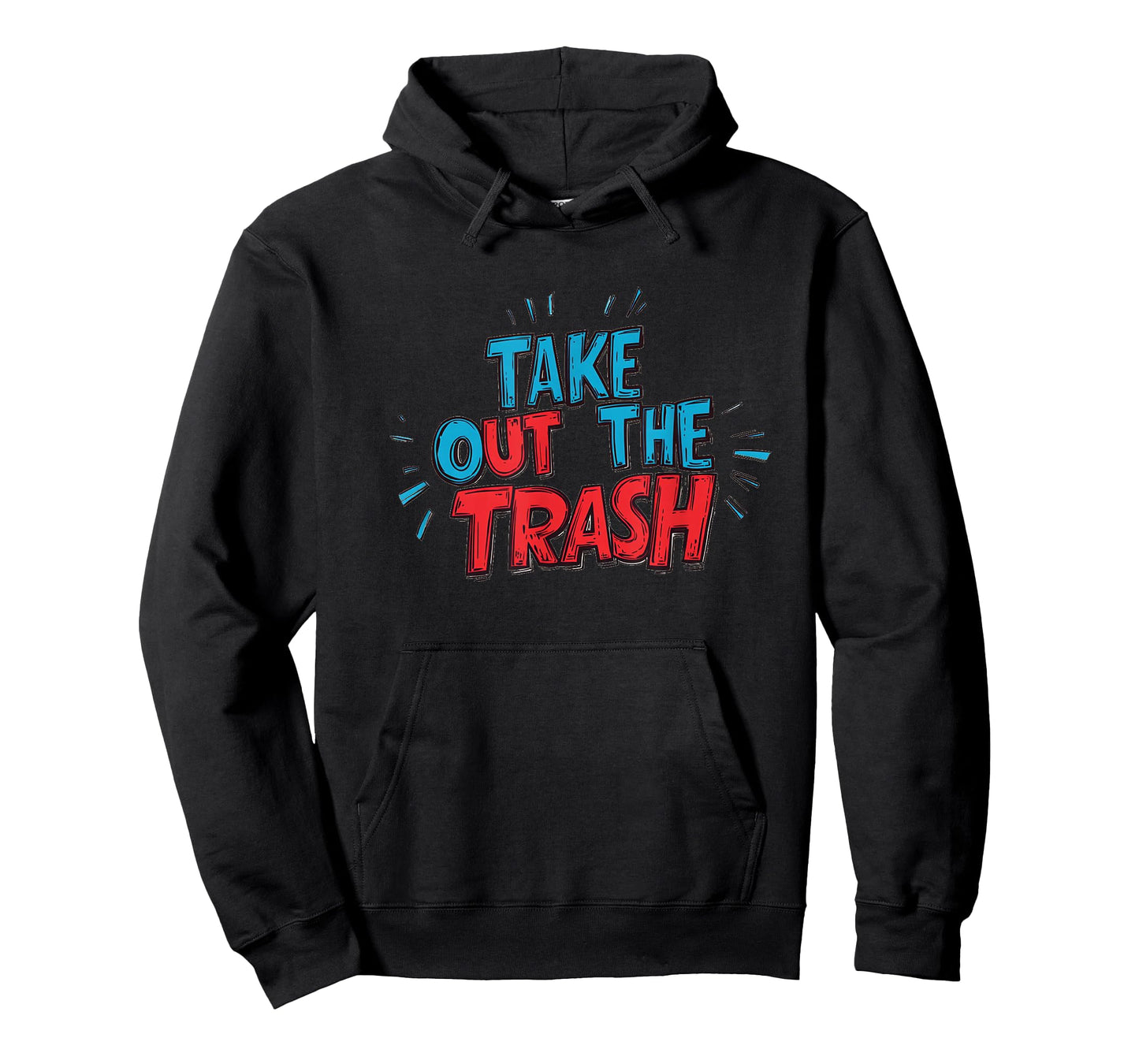 Pretty Take Out The Trash Statement Emblem T-Shirt