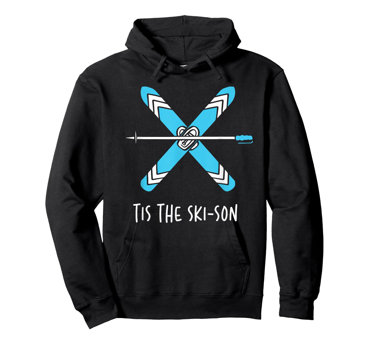Skiing Tis The Ski-Son Skier Ski T-Shirt