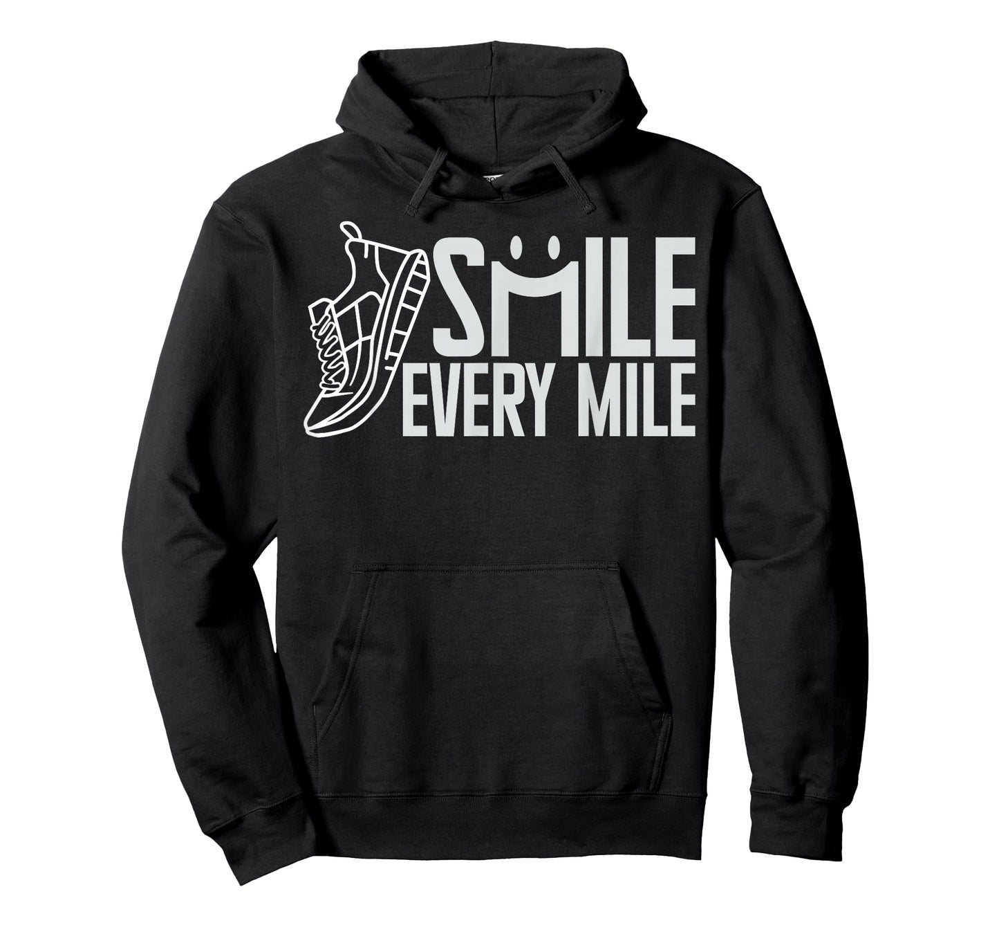 funny running runner smile every mile cool graphic & saying T-Shirt