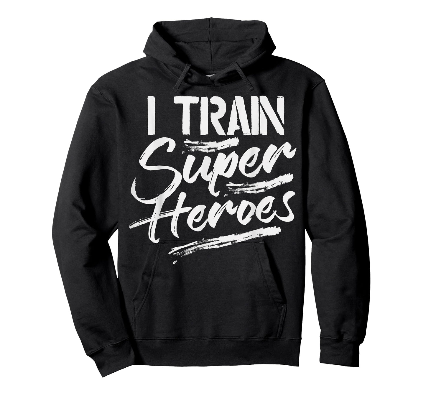 I Train Super Heroes Shirt Funny Dad Mom Coach Gift Teacher T-Shirt