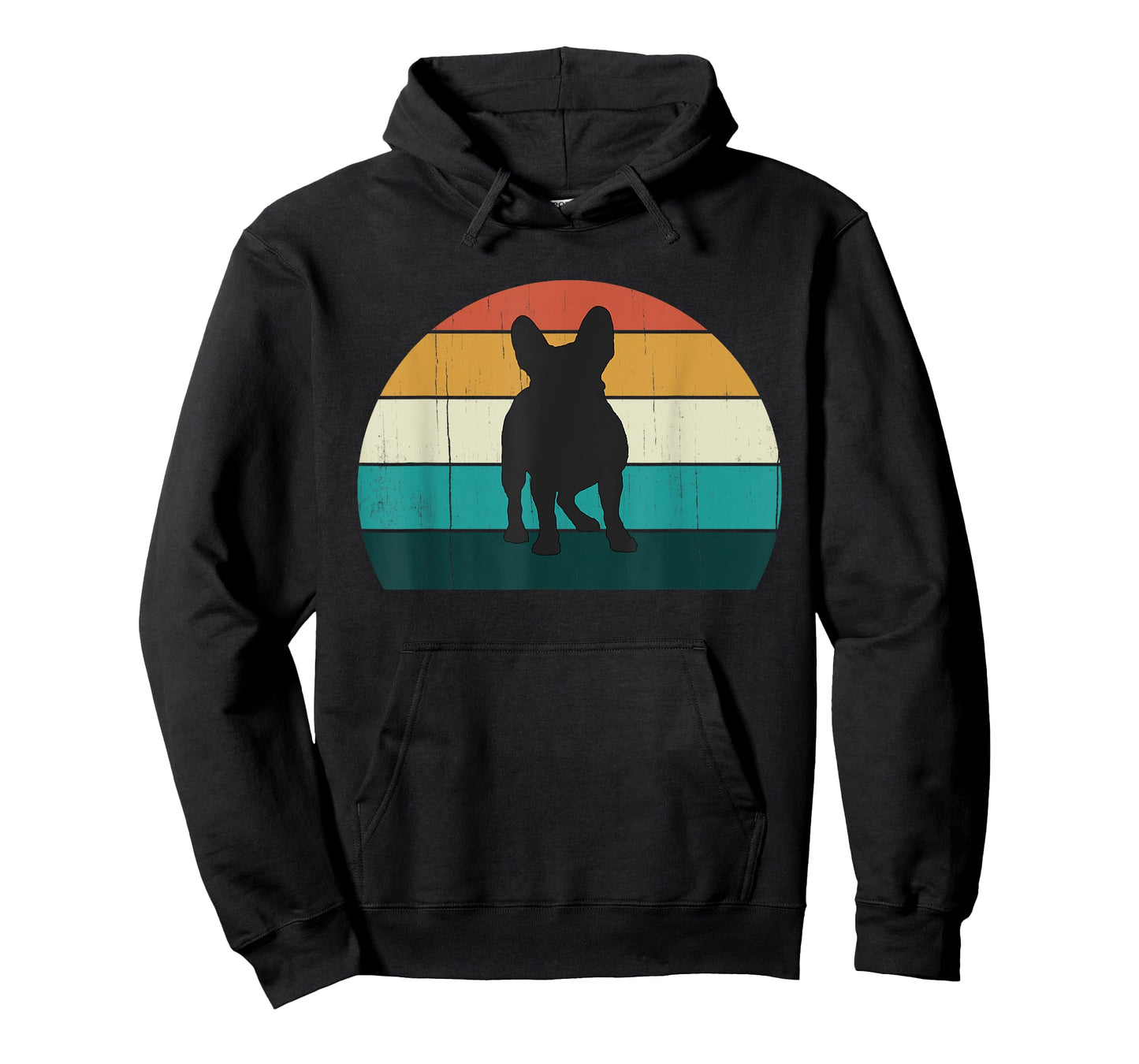 Retro French Bulldog - Vintage Sunset Frenchie / Dog Lover T-Shirt for Men Women Kids