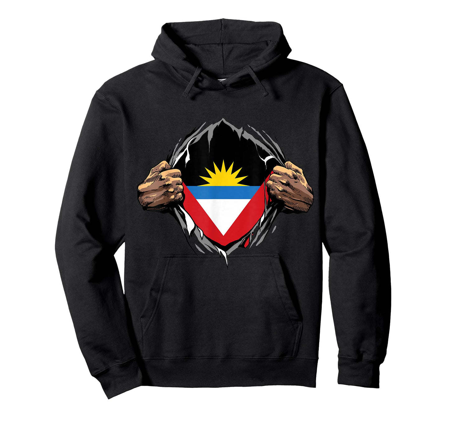 Antigua and Barbuda Shirt Super Antigua Flag Antiguan Roots T-Shirt
