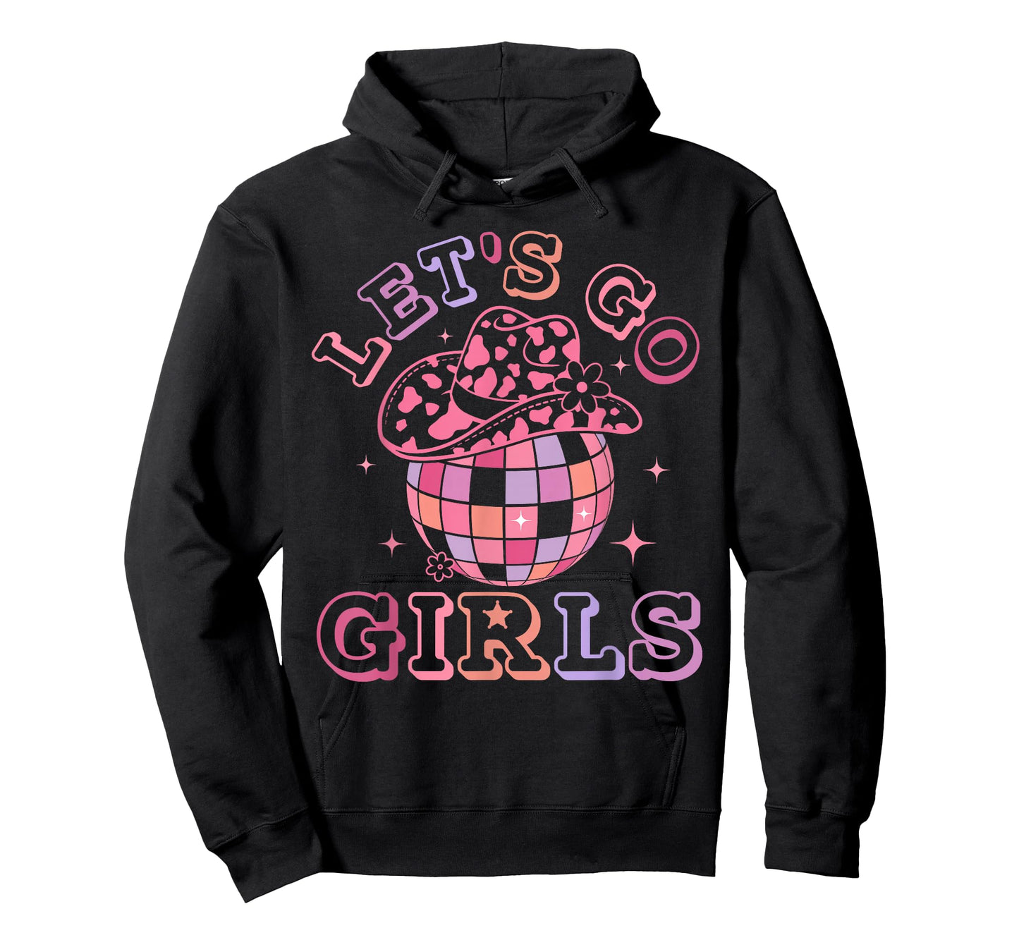Let's Go Girls Disco Ball Western Country Southern Cowgirl T-Shirt