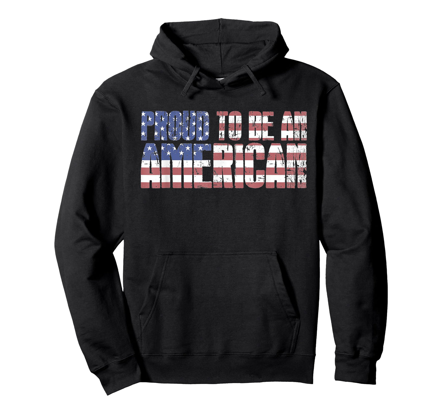 Proud To Be An American July 4th USA Flag Patriotic Graphic T-Shirt