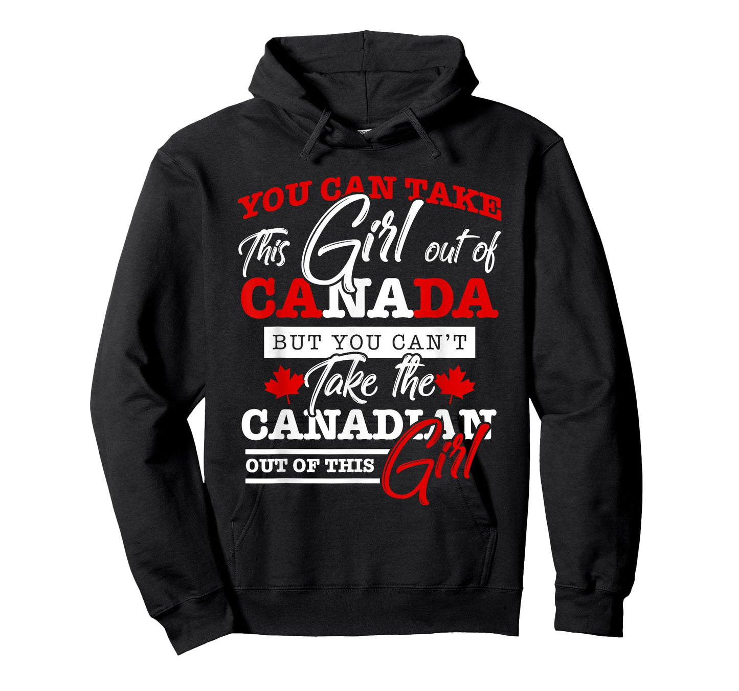 Canadian Girl Women Gifts Maple Leaf Canada T-Shirt