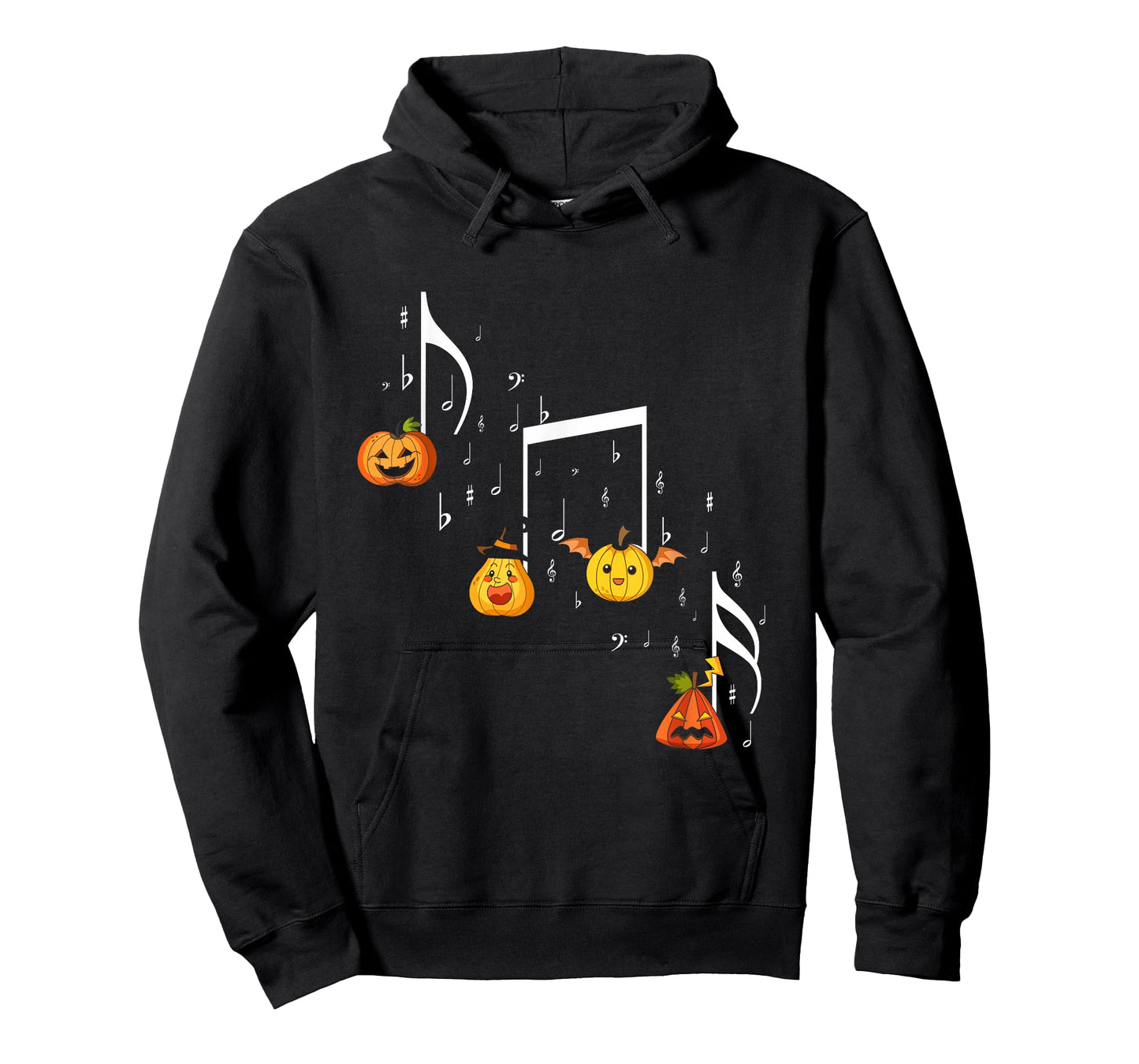 Music Note Pumpkin Fall Music Teacher Halloween Costume T-Shirt