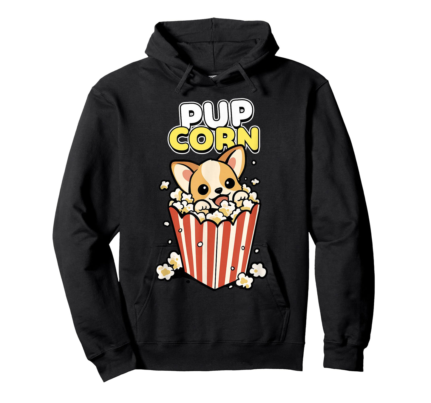 Pupcorn Dog in Popcorn Pun Cute Movie Snack Art T-Shirt