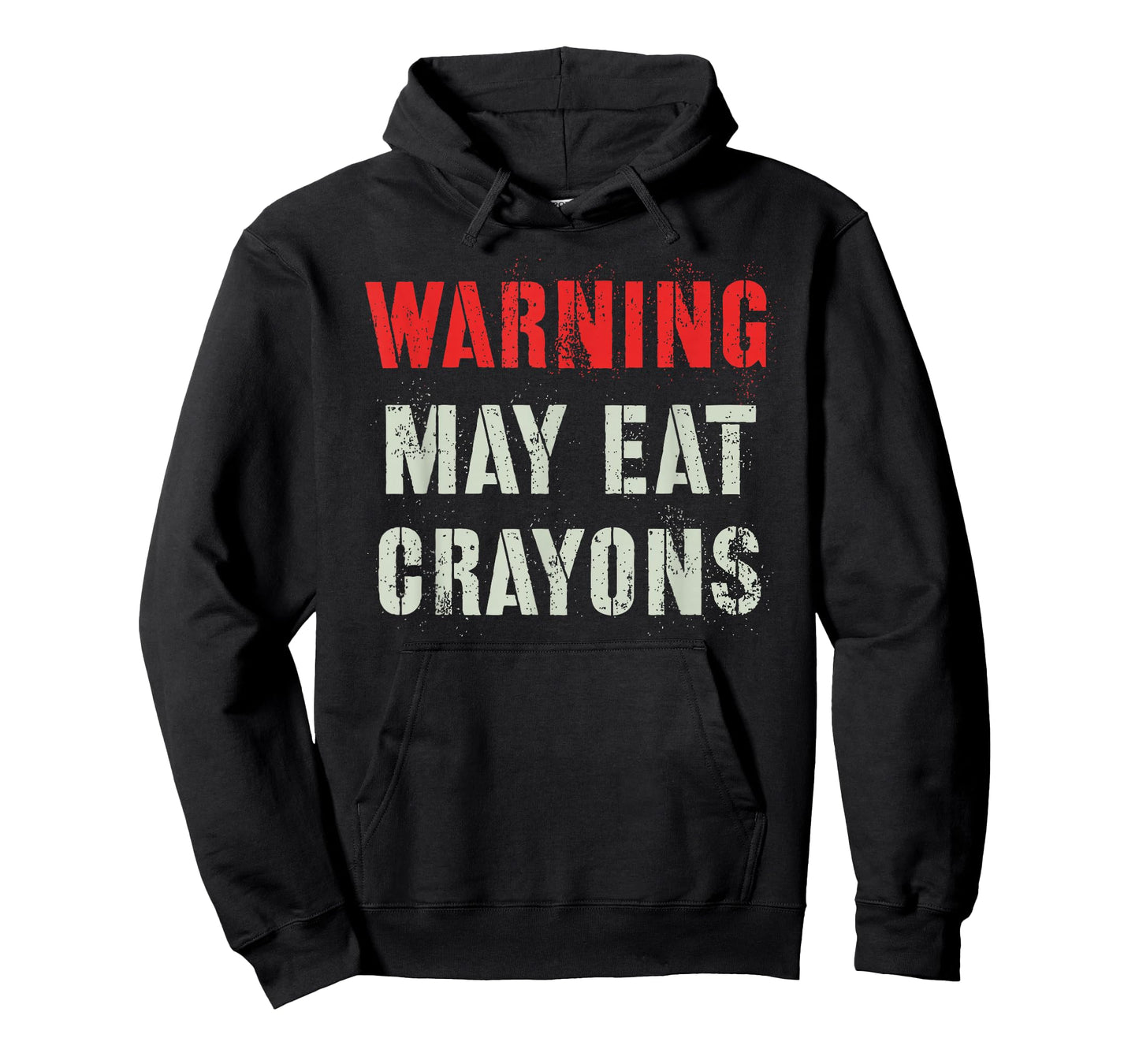 Sarcastic I MAY EAT CRAYONS Military No Eater Left Behind T-Shirt
