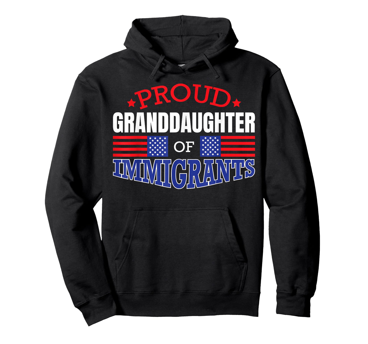 Proud GrandDaughter of Immigrants Patriotic USA T Shirt T-Shirt