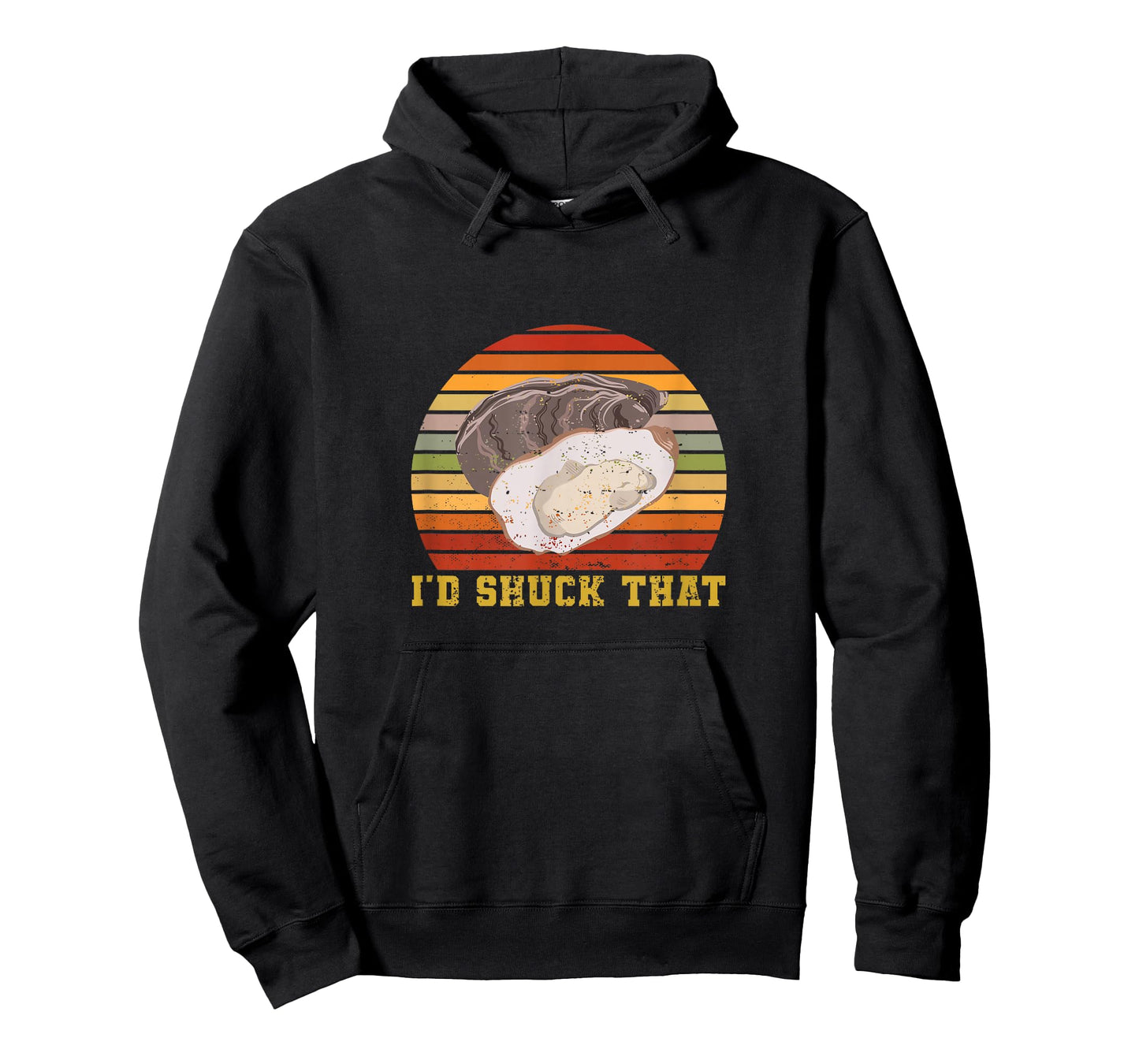Oyster Retro Vintage I'd Shuck That Funny Oyster Seafood T-Shirt