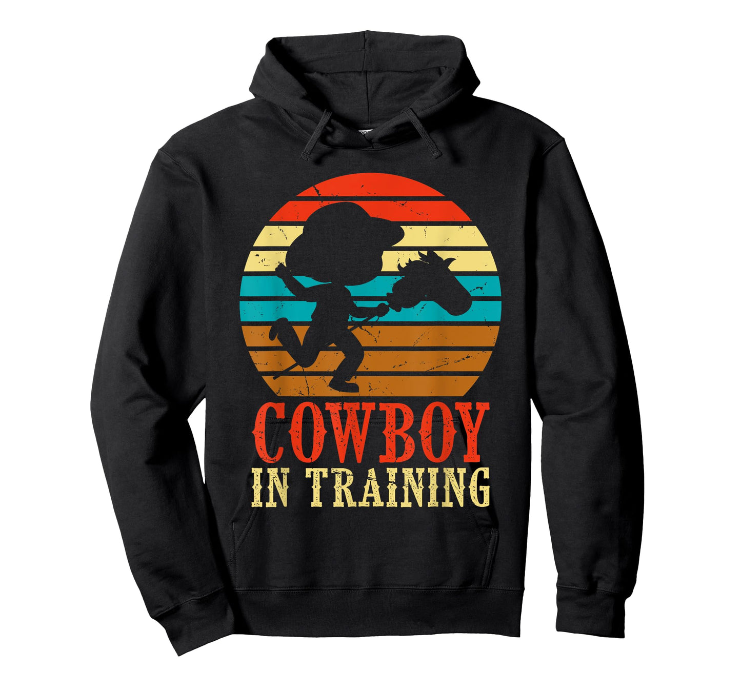 Kids Cowboy in Training Cute Future Rodeo Boy Wooden Horse T-Shirt