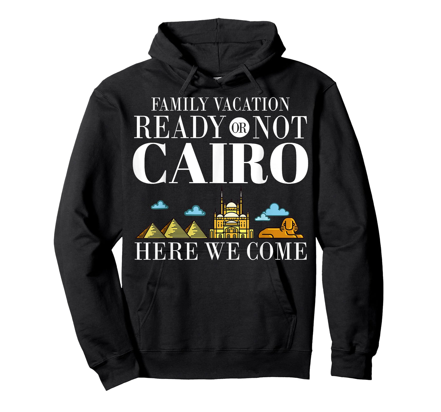 Cairo Egypt City Trip Skyline Map Travel T-Shirt