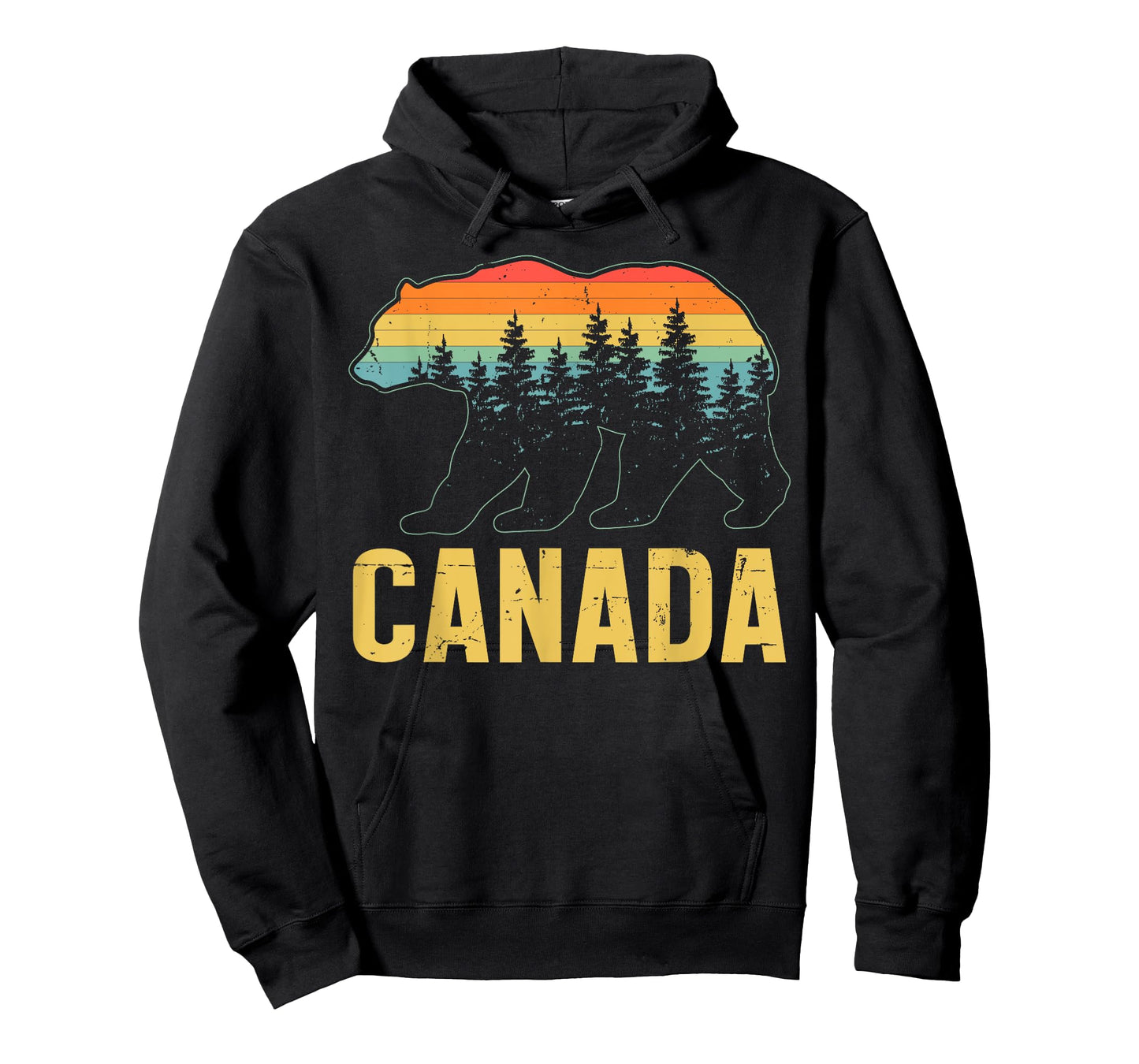 Canada Funny Canadian Maple Leaf Grizzly Bear Lovers T-Shirt
