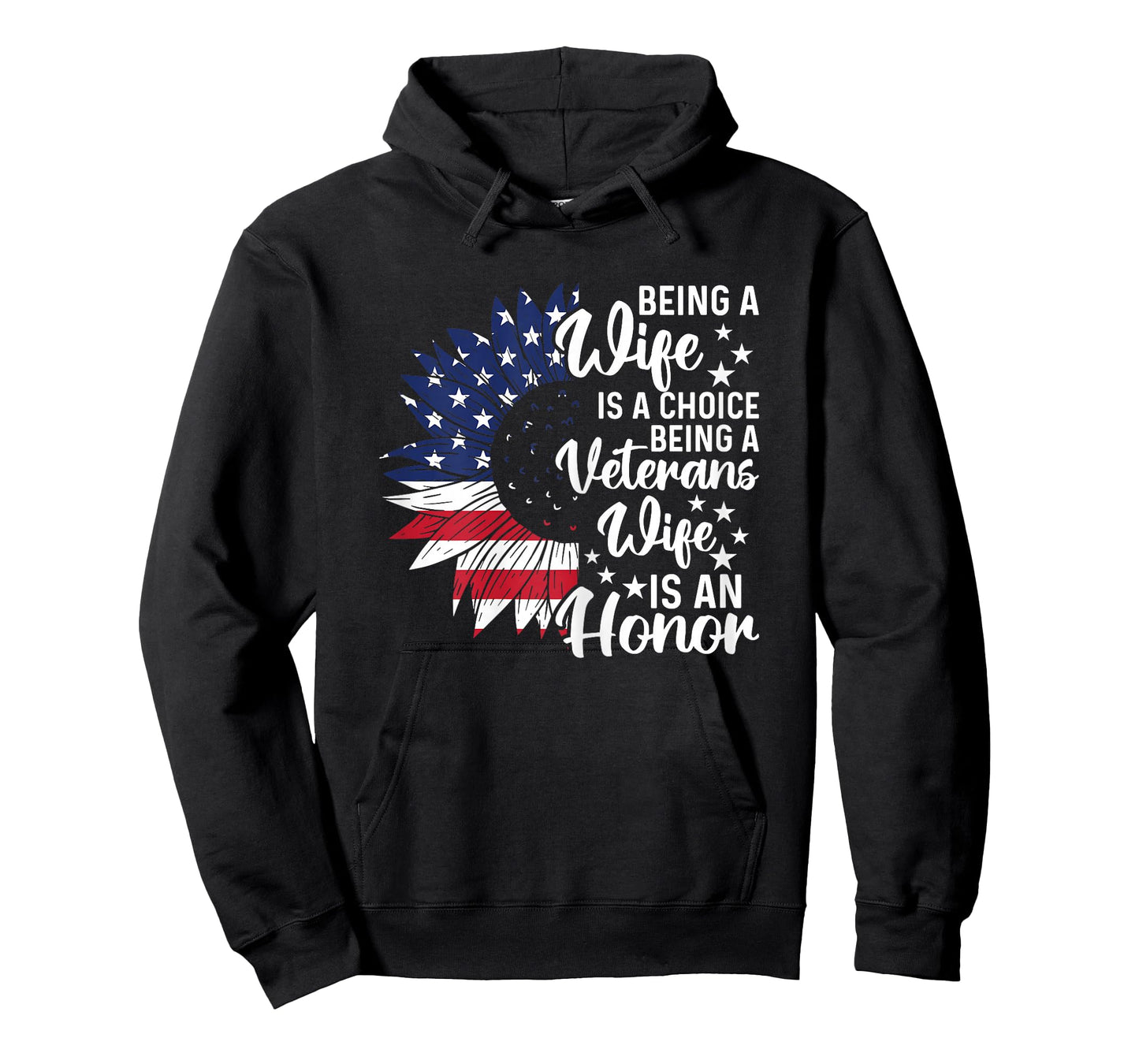 Patriotic Veterans Day Being A Veterans Wife Is An Honor T-Shirt