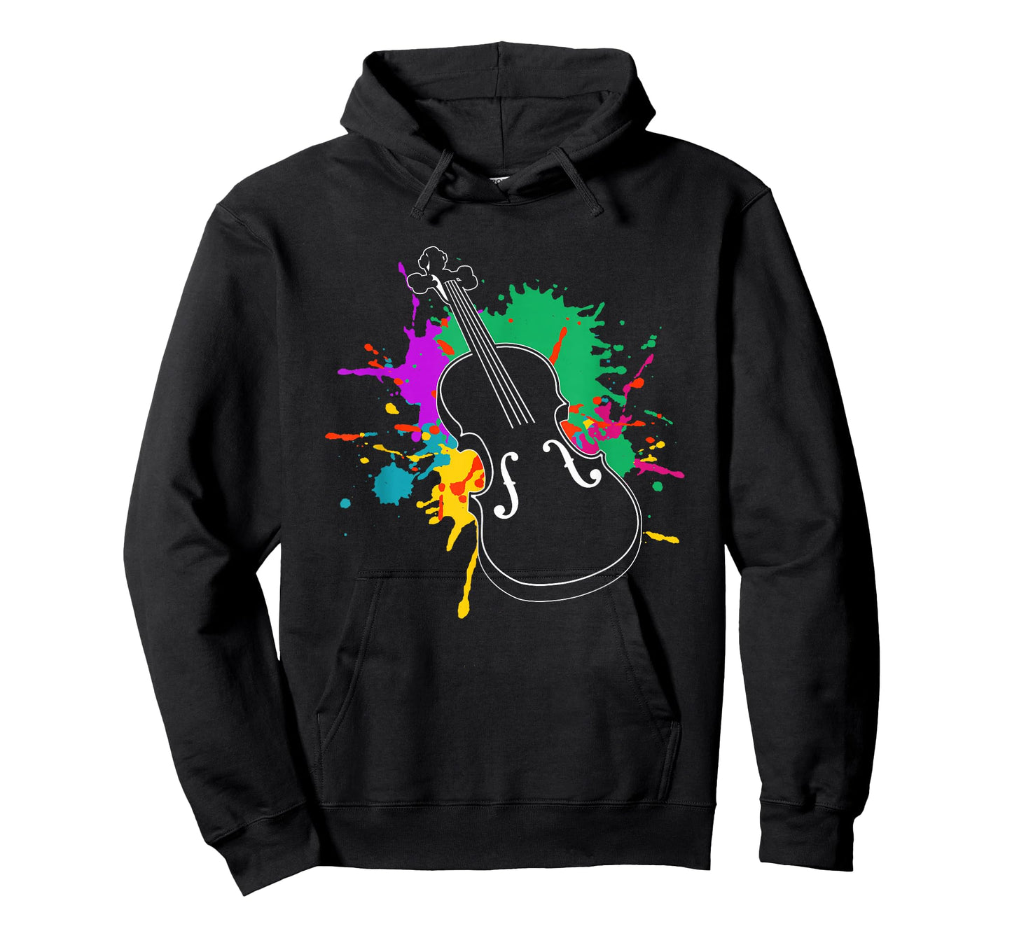 Colorful Violin Player Violinist Fiddle Instrument Musician T-Shirt