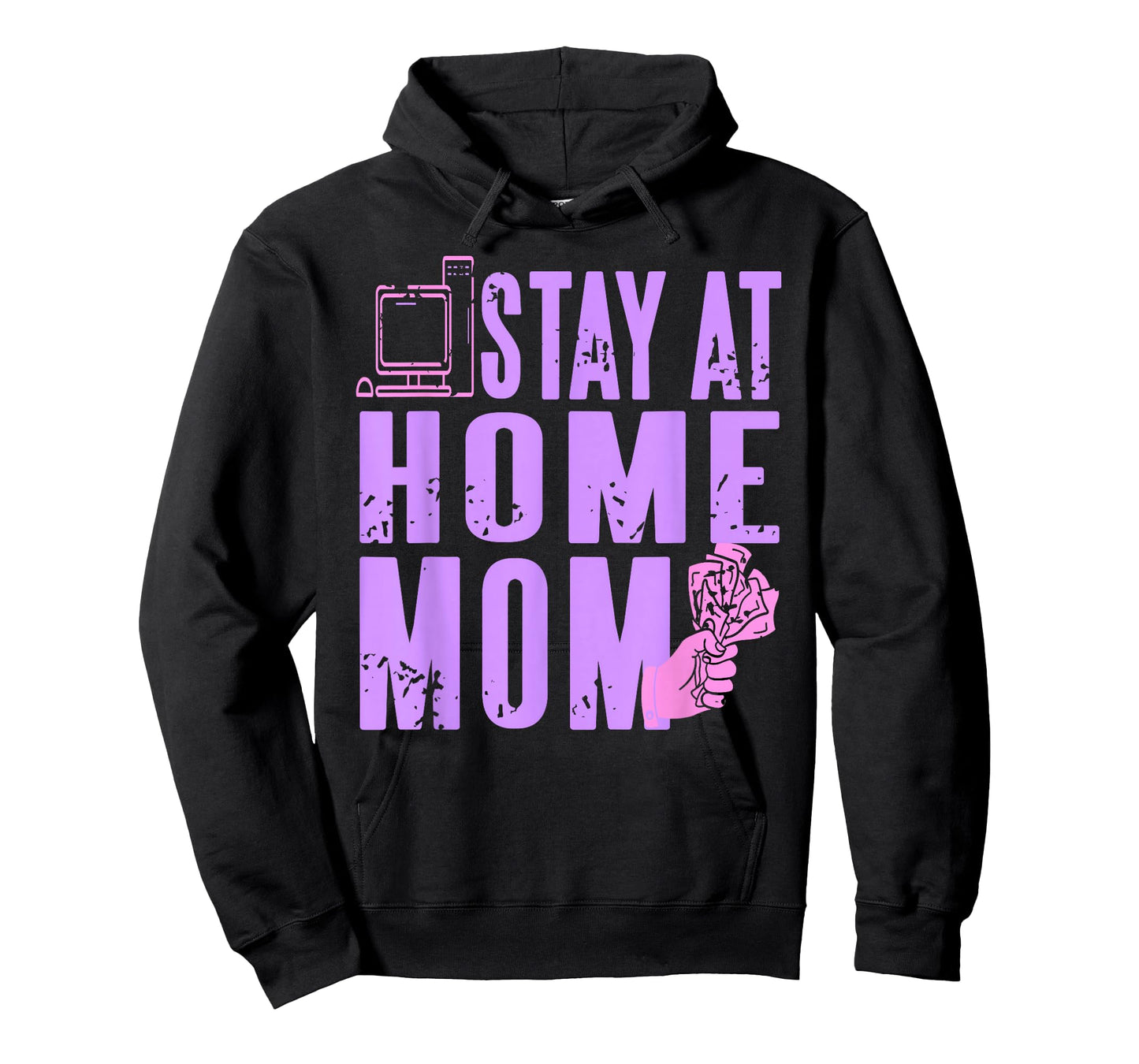 Funny Stay at Home Mom Tech Humor Money Lifestyle T-Shirt