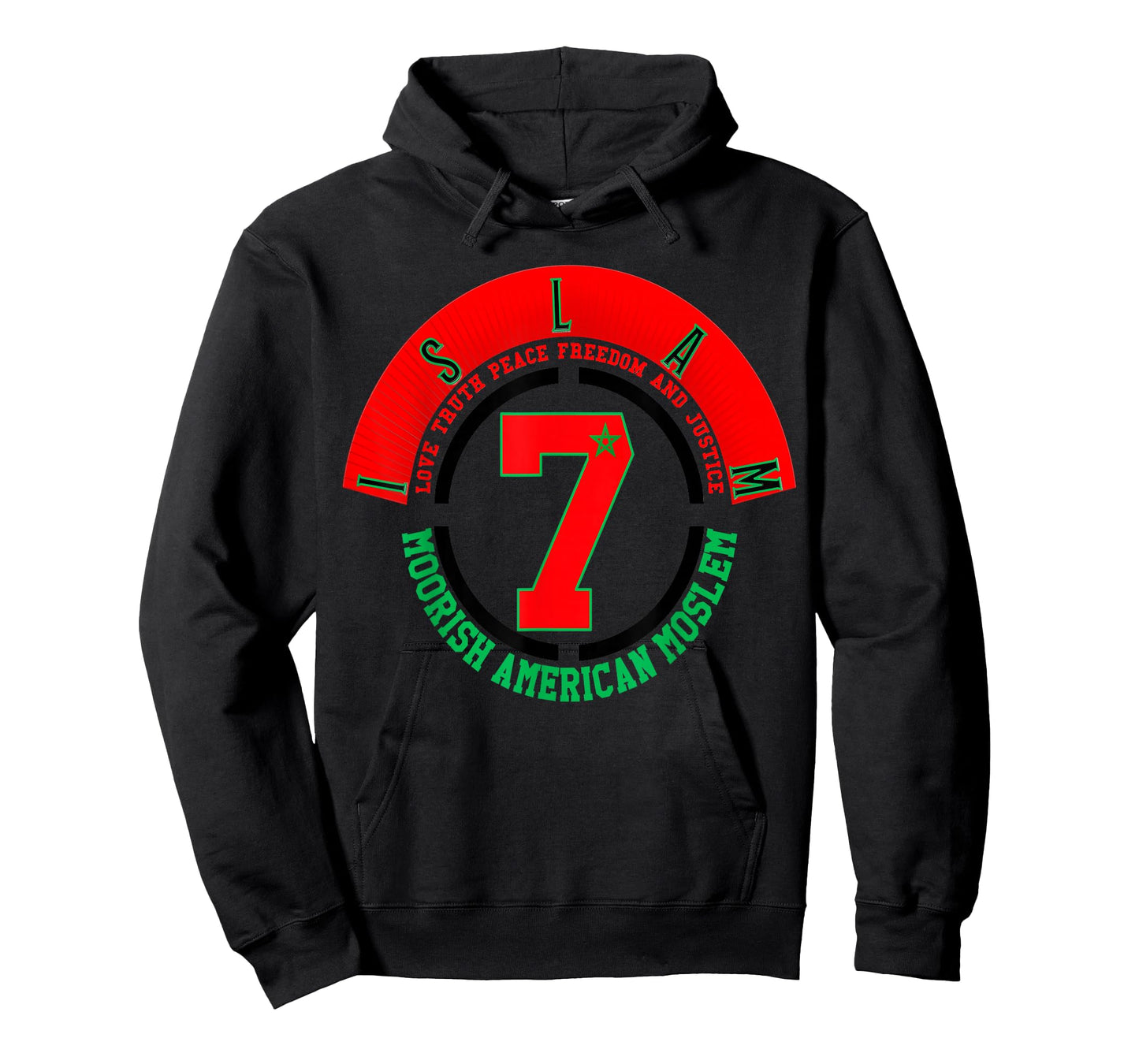 Moorish American Stylized Circle 7 T-Shirt
