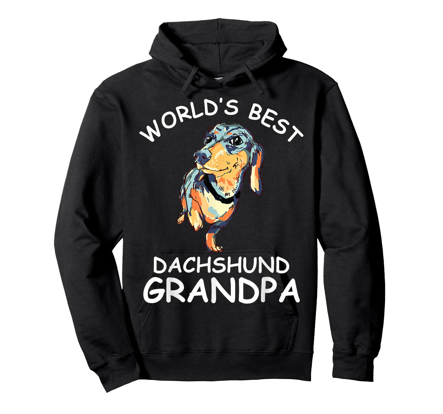World's Best Dachshund Grandpa Funny Granddog Dog Lover Cute Men Women Kids T-Shirt