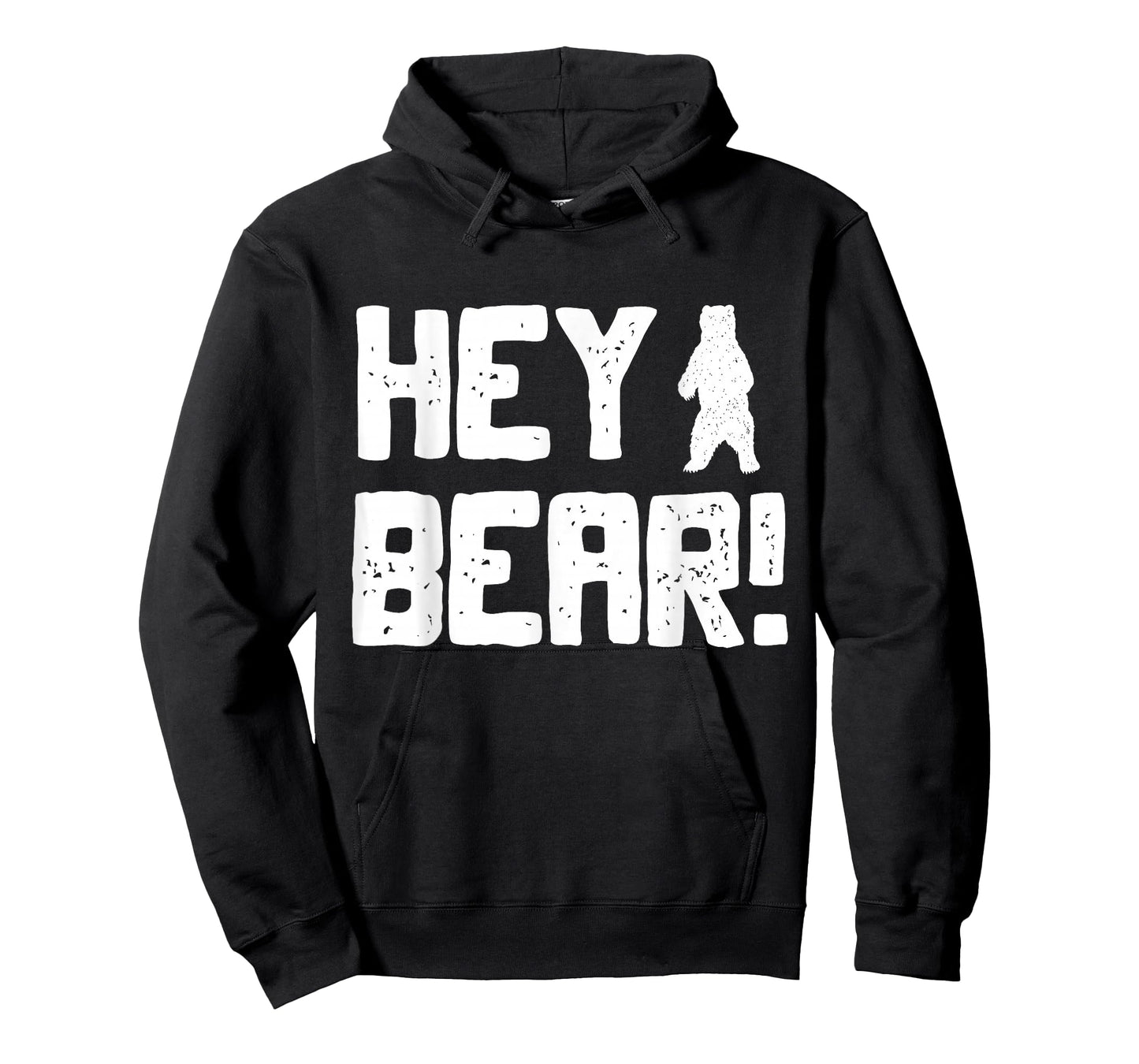 Hey Bear! Funny Hiking Outdoors Black Grizzly Bear Survival T-Shirt