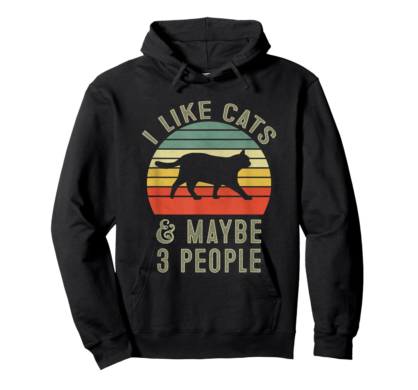 I Like Cats And Maybe 3 People Cat Lover Gifts T-Shirt