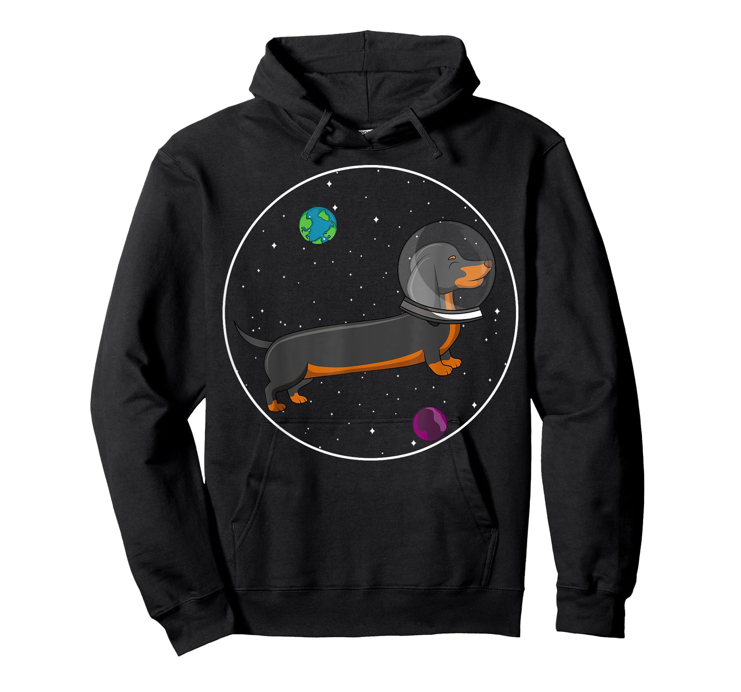 Astronaut Space Dachshund Dog Lover T-Shirt for Men Women Kids