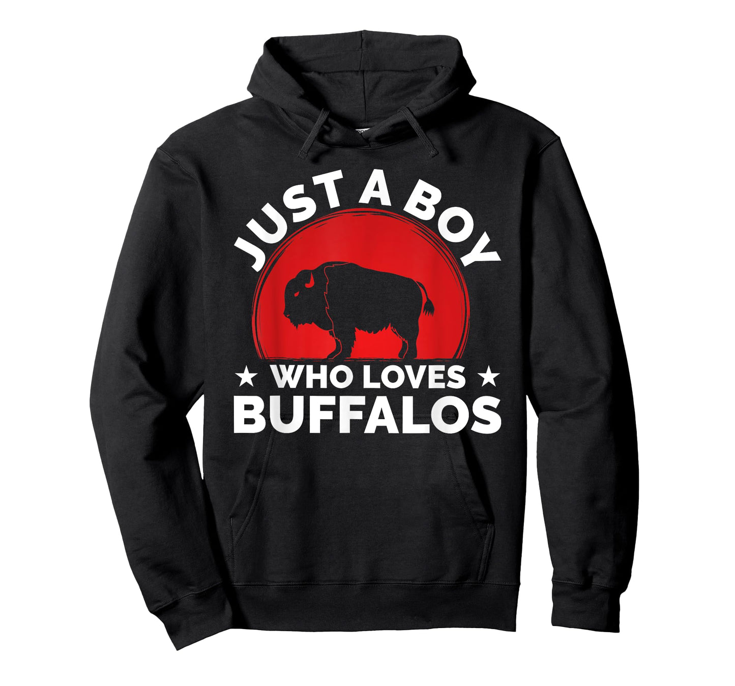 Bison Funny Buffalo Just A Boy Who Loves Buffalos T-Shirt