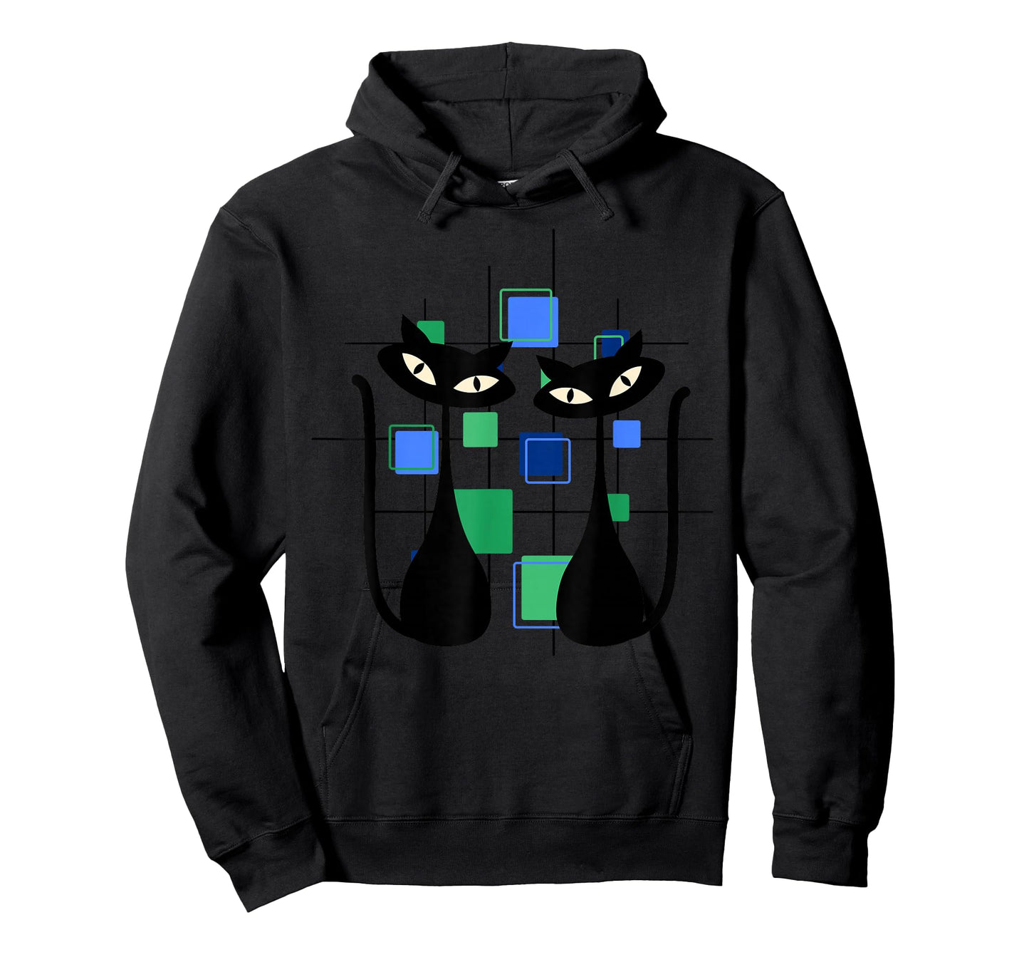 Cats Midcentury Mid Century Retro Atomic Age Space T-Shirt