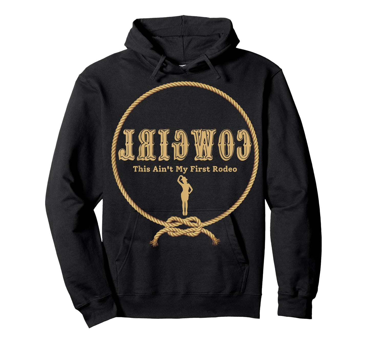 Rodeo Cowboys Cowgirls Apparel Reverse Cowgirl Funny Cowgirl T-Shirt