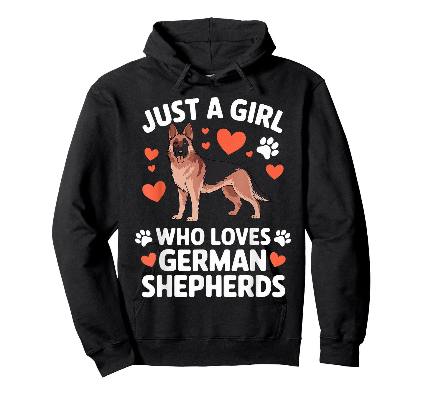 German Shepherd Art for Women Girls German Shepherd Lover T-Shirt