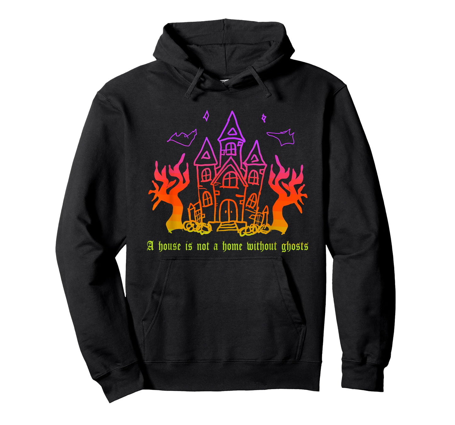 A House is Not A Home Without Ghosts Halloween Quote T-Shirt