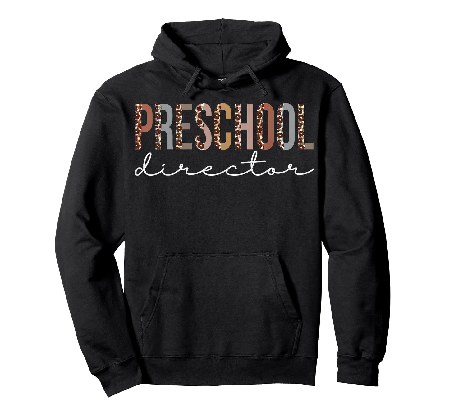 Preschool Director Leopard Appreciation For Women For Work T-Shirt