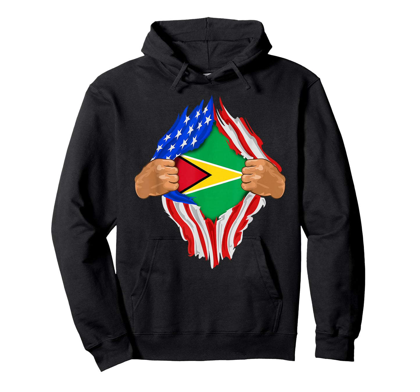 Guyanese Blood Inside Me T-Shirt | Guyana Flag Gift T-Shirt
