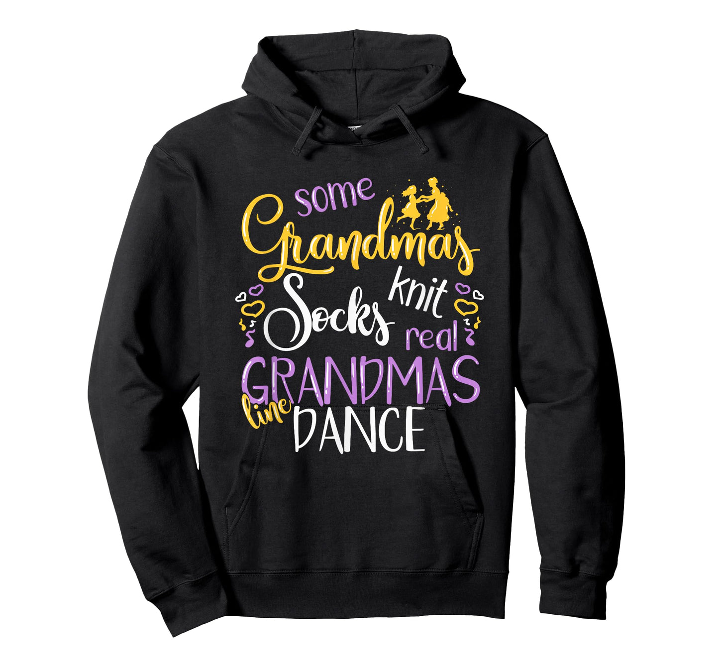 Real Grandmas Line Dance Gift Funny Grandma Line Dancing T-Shirt
