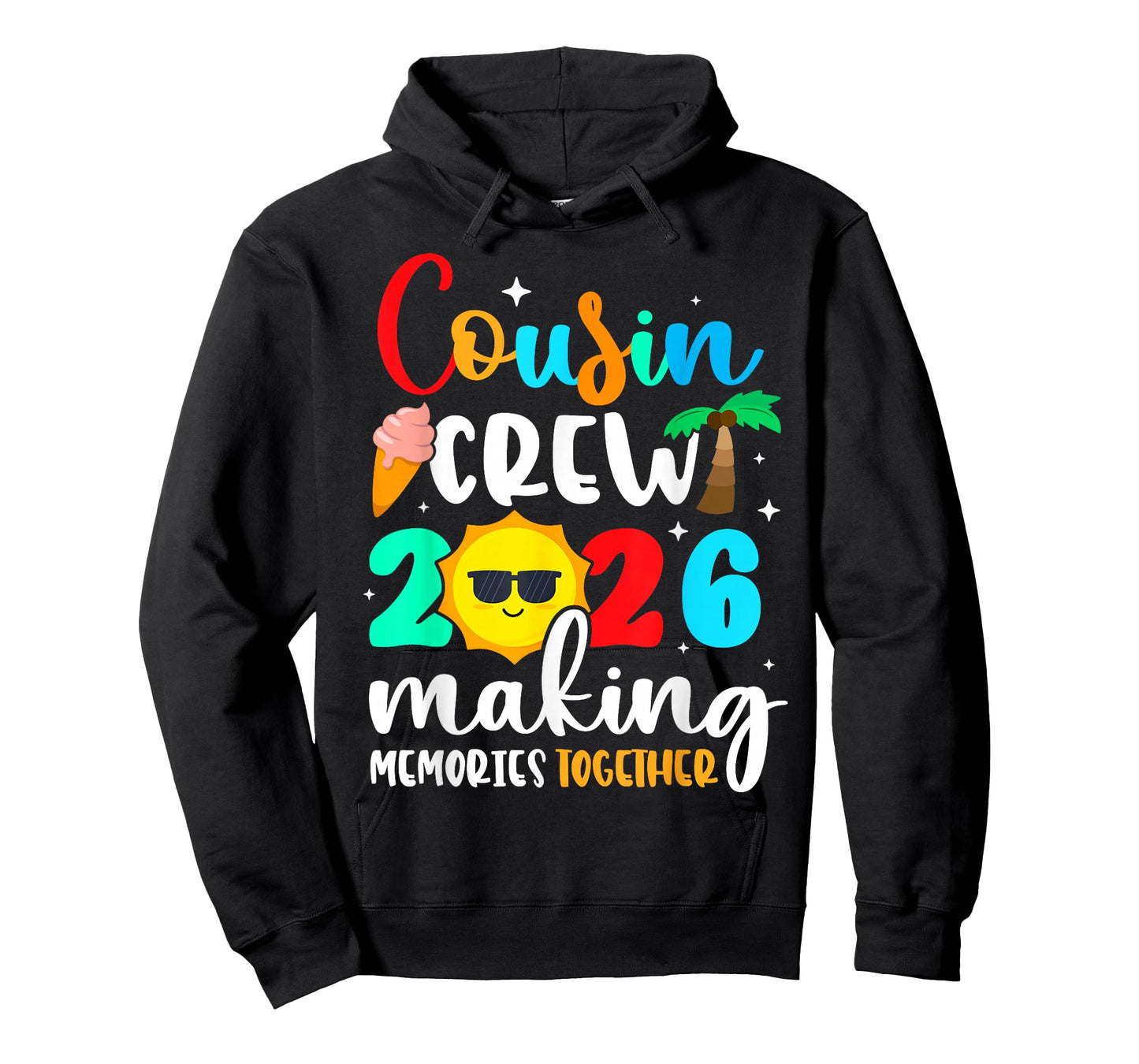 Cousin Crew 2026 Summer Vacation Beach Family Trips Matching T-Shirt