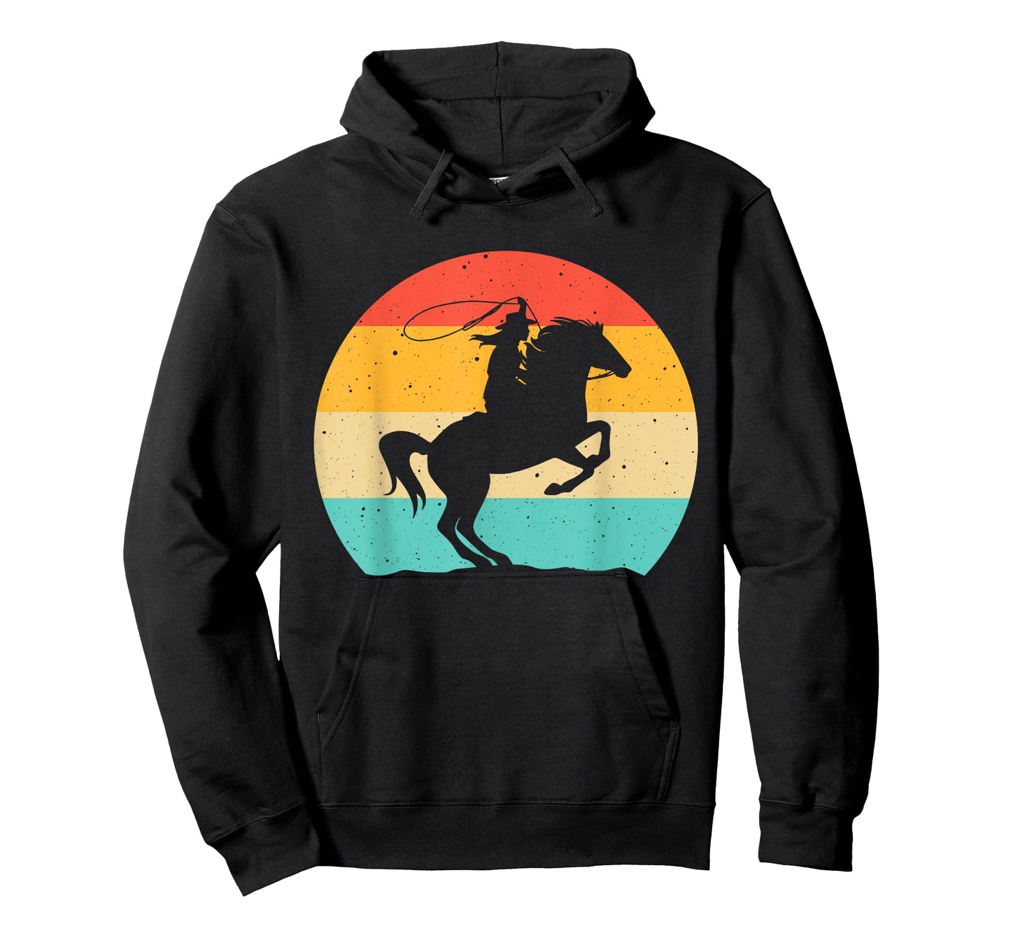 Funny Retro Western Cowgirl Gift For Girl Horse Riding Women T-Shirt