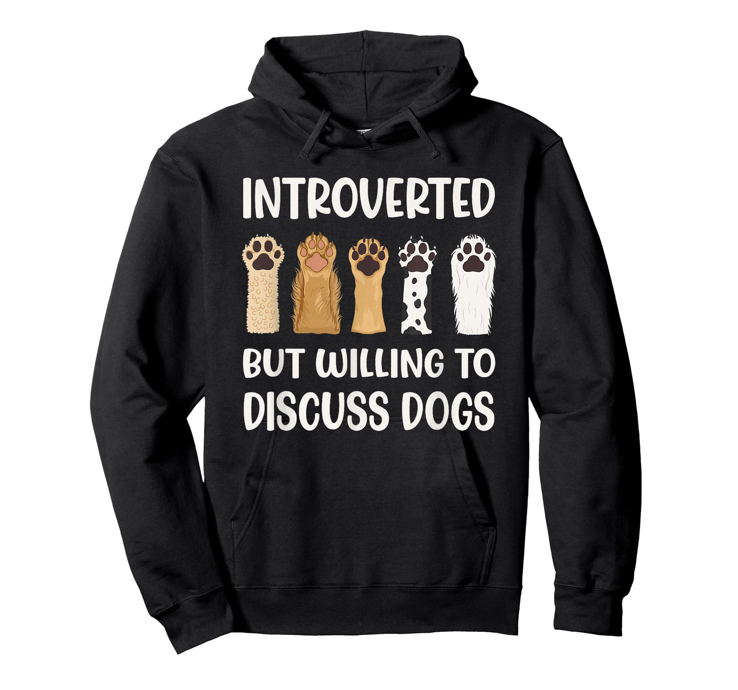 Introverted But Willing to Discuss Dogs T-Shirt