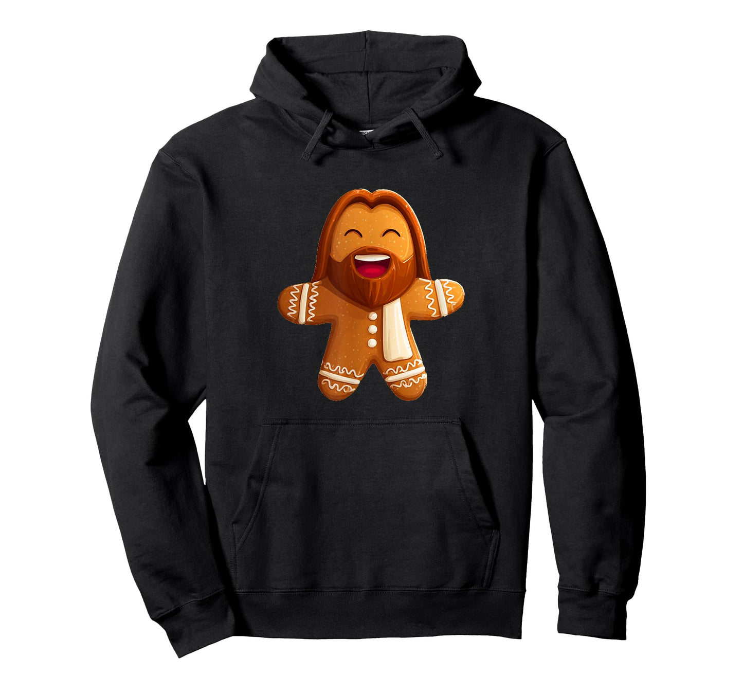 Laughing Lord Jesus as Gingerbread Man Costume T-Shirt