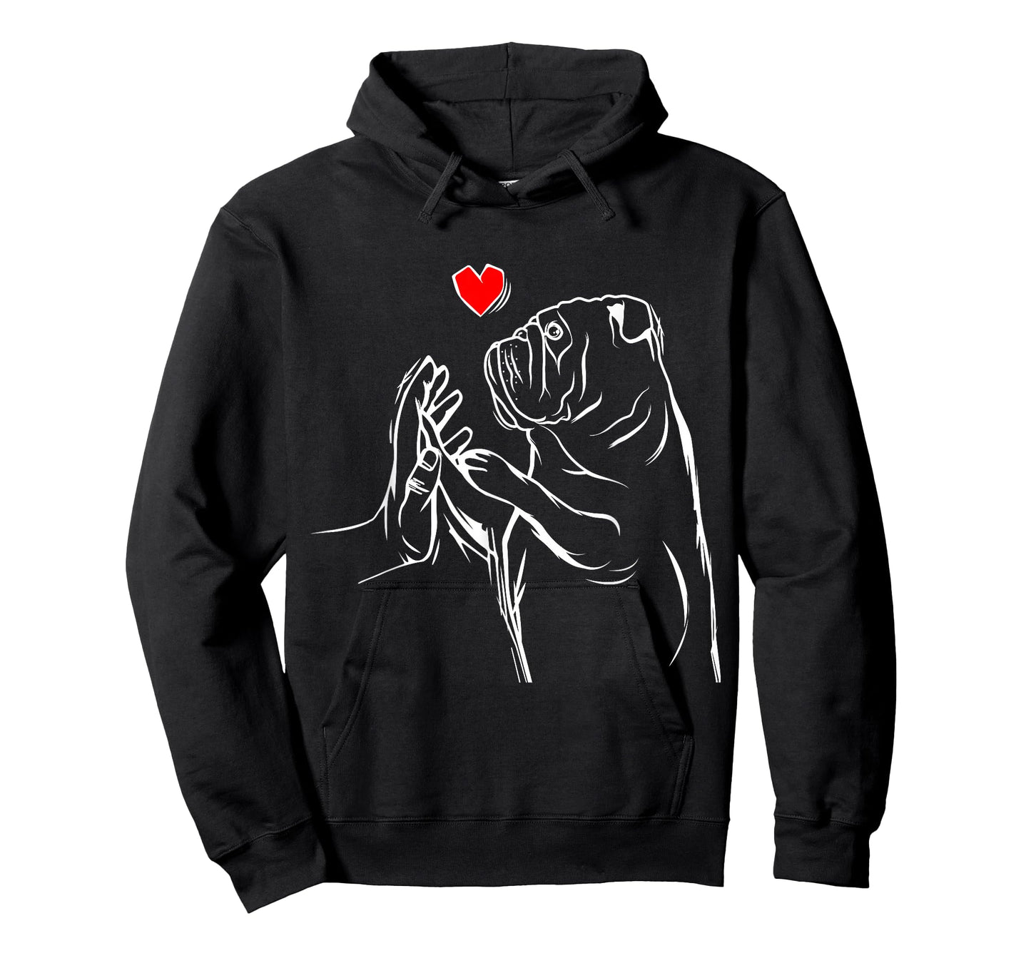 English Bulldog Love Bully Female Gift Idea T-Shirt