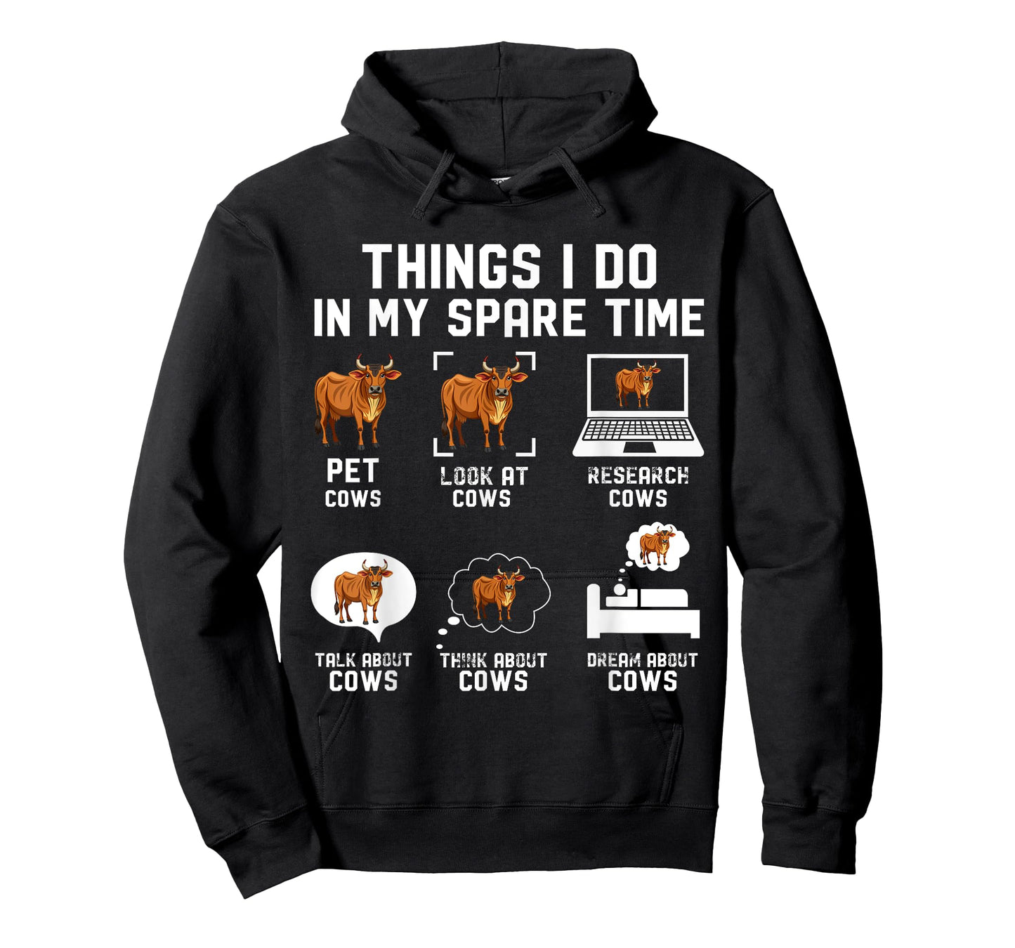 Things I Do In My Spare Time Funny Farmer Humor T-Shirt