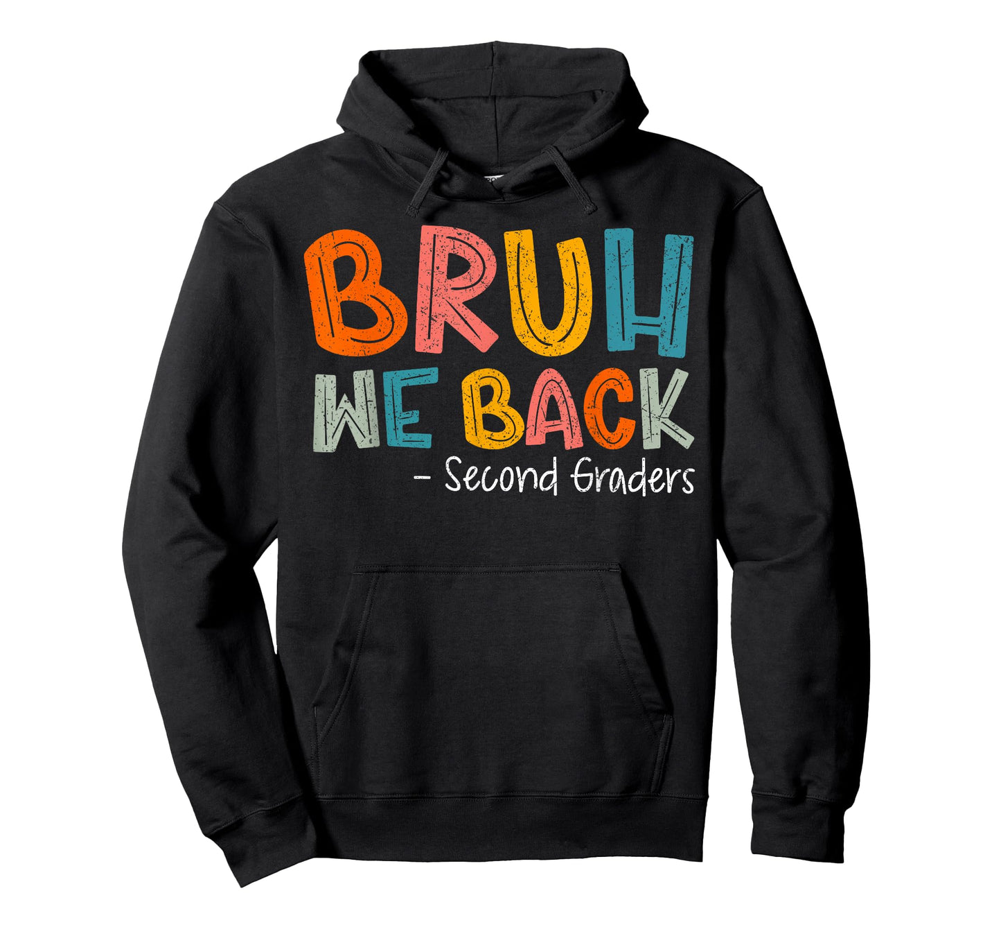 Bruh We Back Second Graders First Day Of 2nd Grade Boy Girl T-Shirt