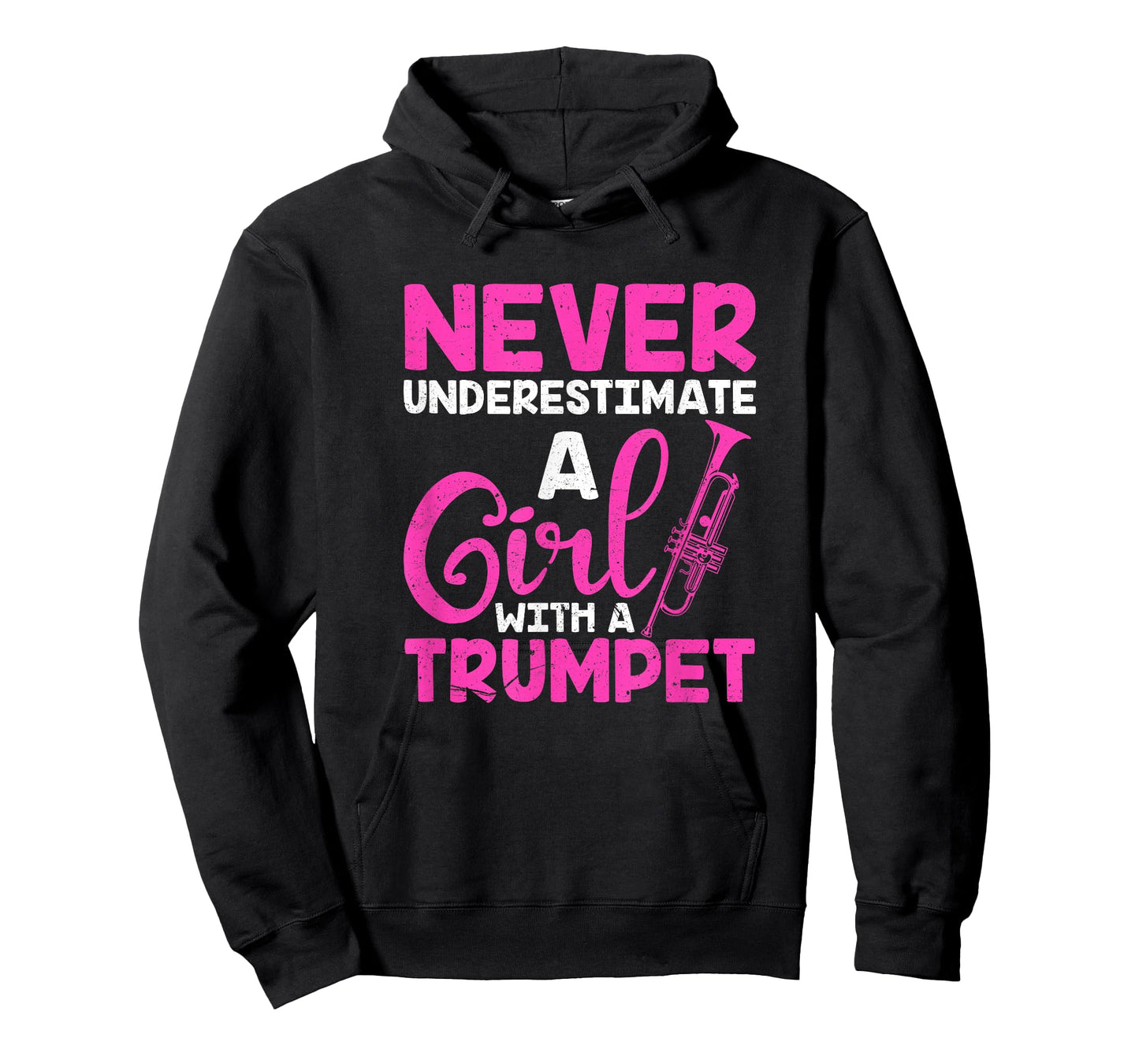 Trumpet Girl Funny Trumpet Player Marching Band Gift T-Shirt