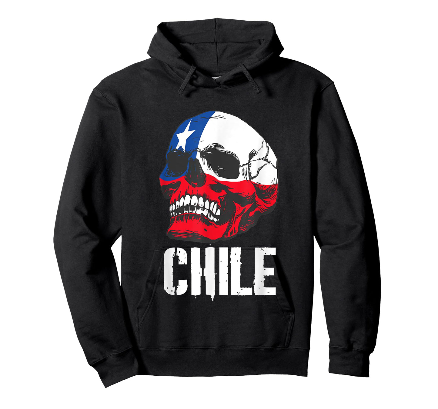Chile Flag Skull Chilean Pride Patriotic T-Shirt