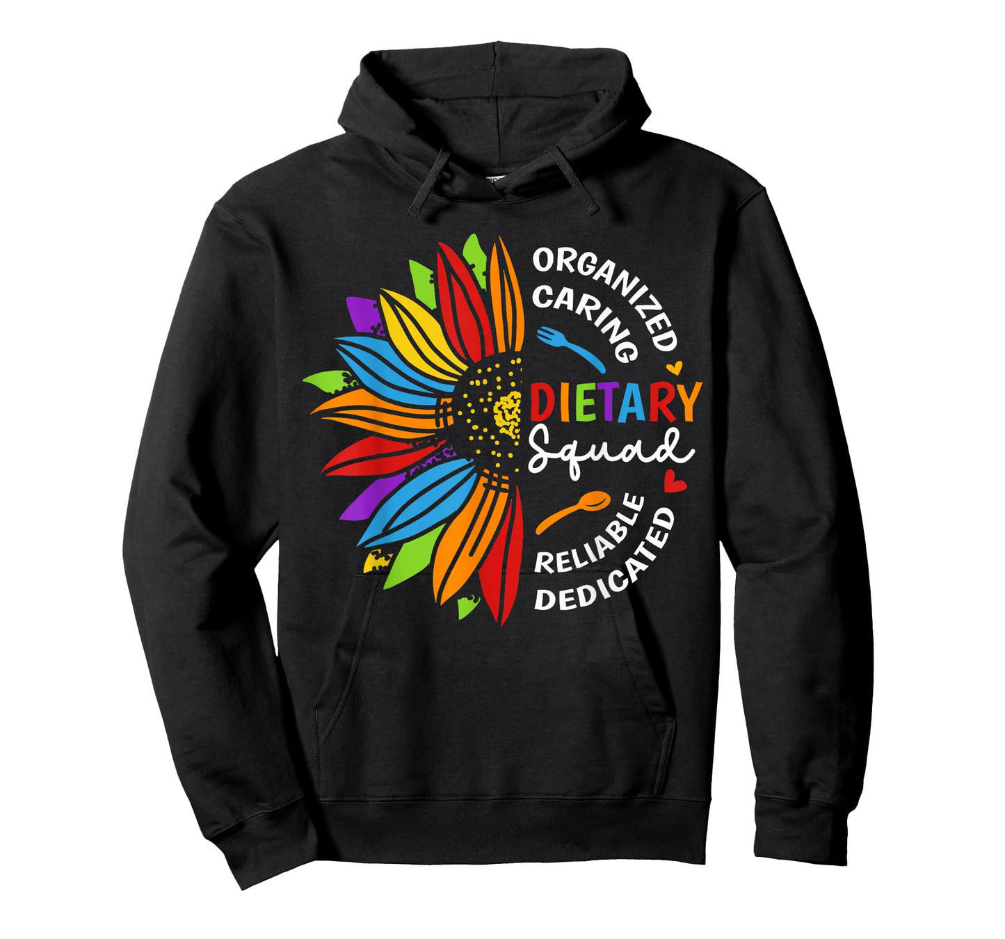 Dietary Squad Sunflower Appreciation Dietary Worker T-Shirt