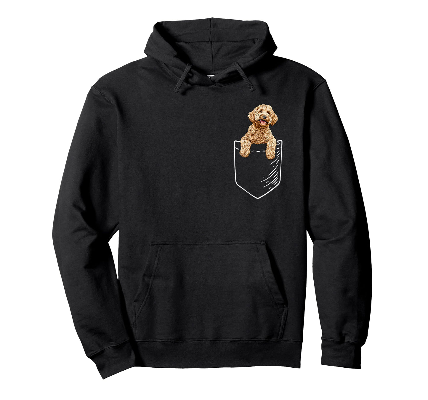 Mens Womens Funny Pocket Kids Goldendoodle Doodle Lover T-Shirt